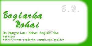 boglarka mohai business card